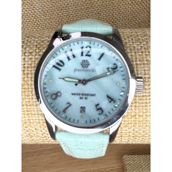 Pastorelli Womens Water Resistant Watch With Genuine Leather Mint  NOT TESTED - Picture 2 of 14